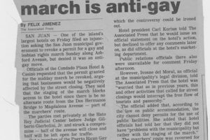 Una victoria LGBT del pasado