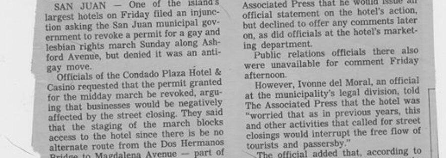 Una victoria LGBT del pasado