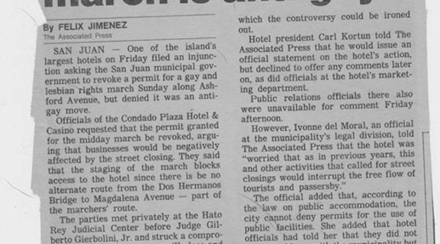 Una victoria LGBT del pasado