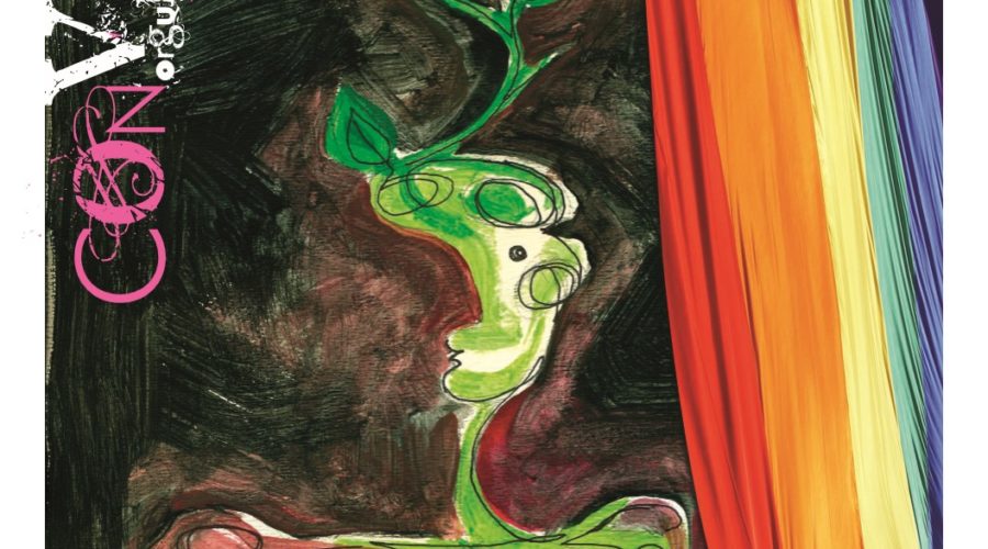 Portada Primer Suplemento En Rojo LGBTQ, diseño de Iván Figueroa