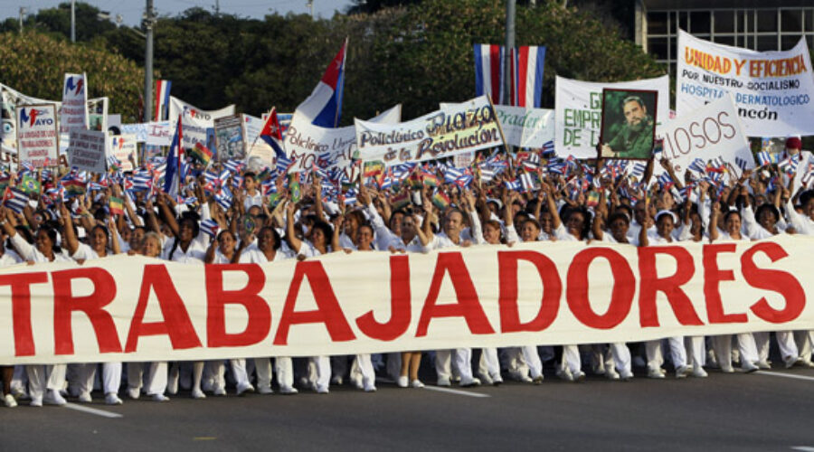 Por un Primero de Mayo, unides.    